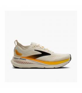 Brooks Glycerin GTS 23 Hombre Arctic Wolf/Angora/Orange