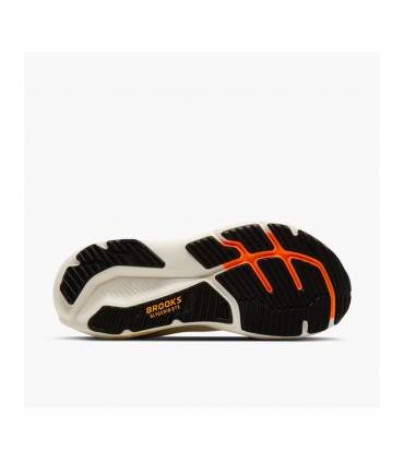 Brooks Glycerin GTS 23 Hombre Arctic Wolf/Angora/Orange