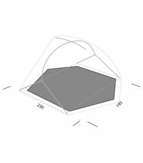 Exped Lyra II Footprint Grey - vista 1