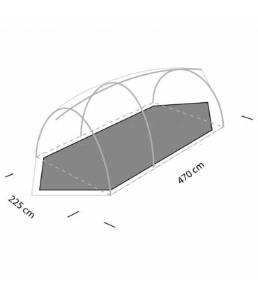Exped Venus III DLX Footprint Moraine - vista 1