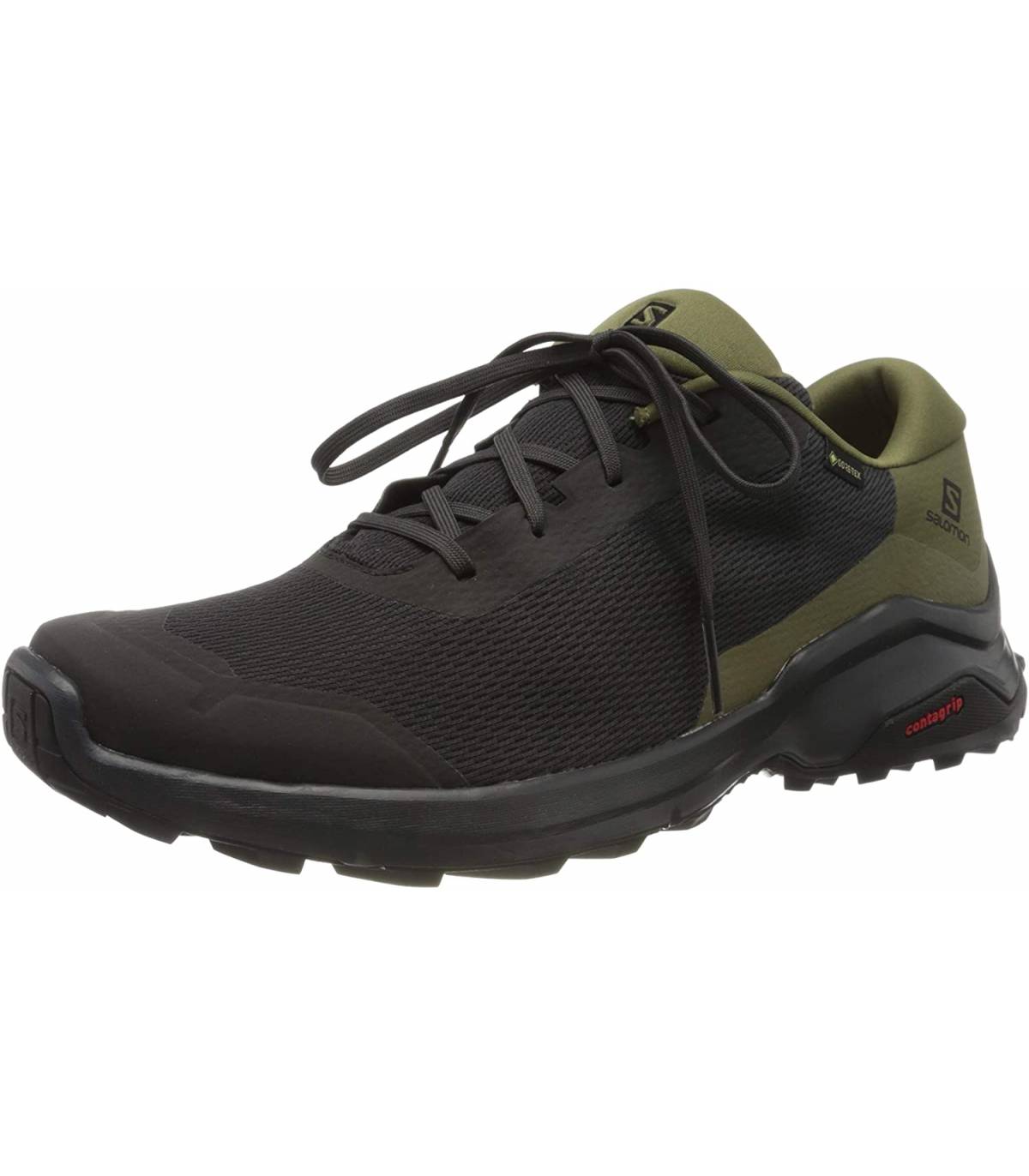 Zapatilla X REVEAL GTX NEGRO VERDE || aventuradelnoroeste.es